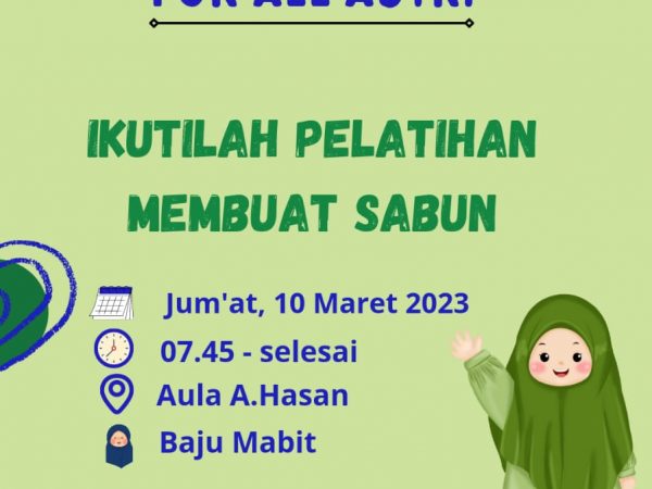 Pelatihan Pembuatan Sabun