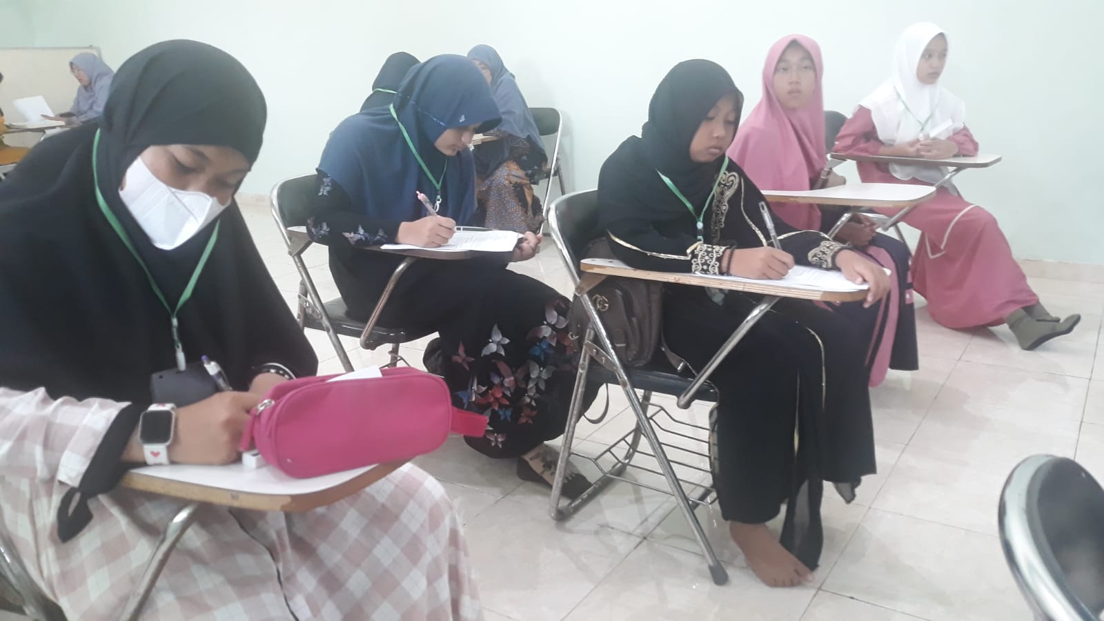 Tes penerimaan santri baru