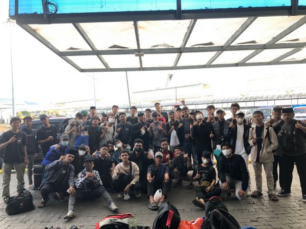 Saat menjelang berangkat